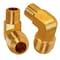 Everflow 1/2 Flare x 3/8 MIP Reducing 90 Degree Elbow Pipe Fitting, Brass F49R-1238 - alternate 4